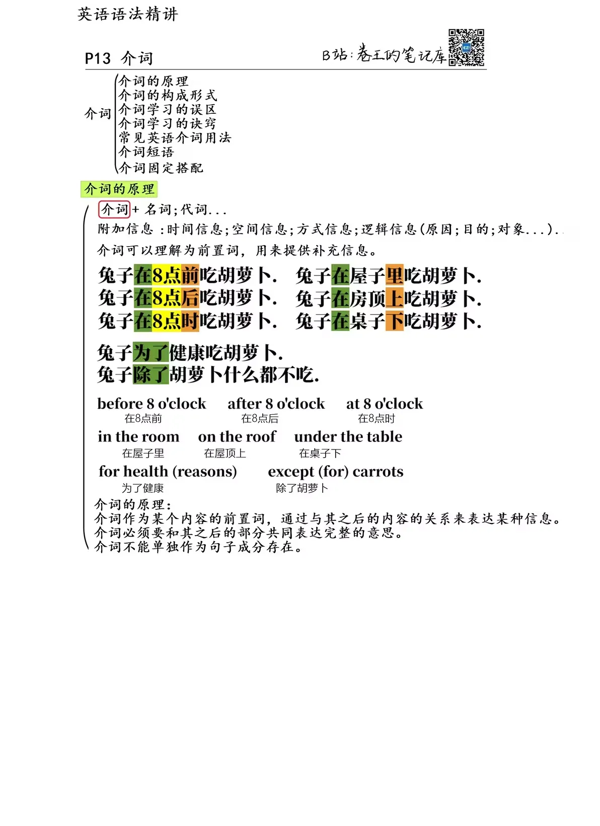 介词1